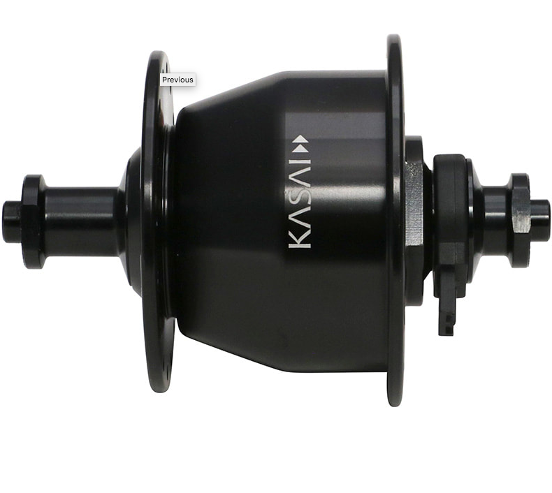 Kasia FS Q/R Dynamo Hub Rim Brake Only Black 32 Hole