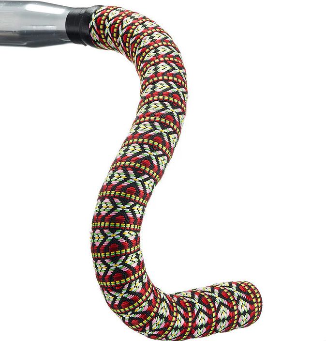 BTP Woven Handlebar Tape - BRBN - DIGI Red