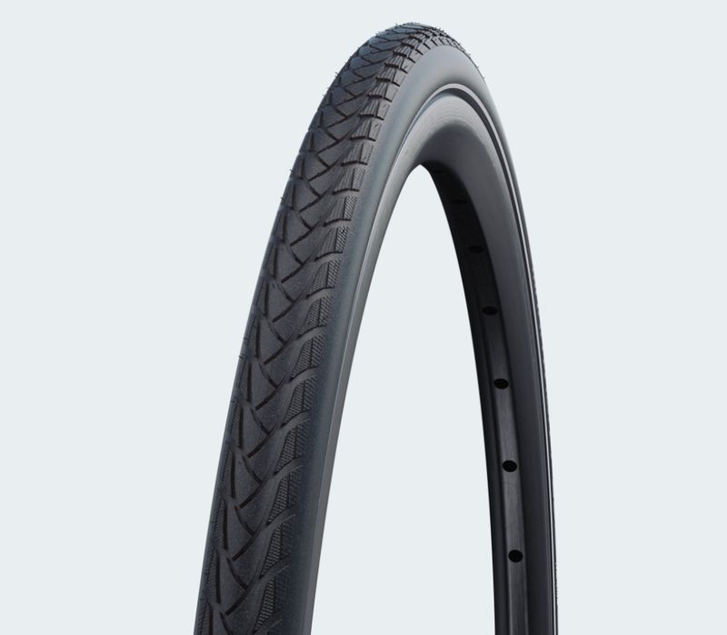 Schwalbe Marathon Plus Wheelchair Tire 26 x 1.0 (25-559) Black, Blk&#39;nRoll, SmartGuard, Wire