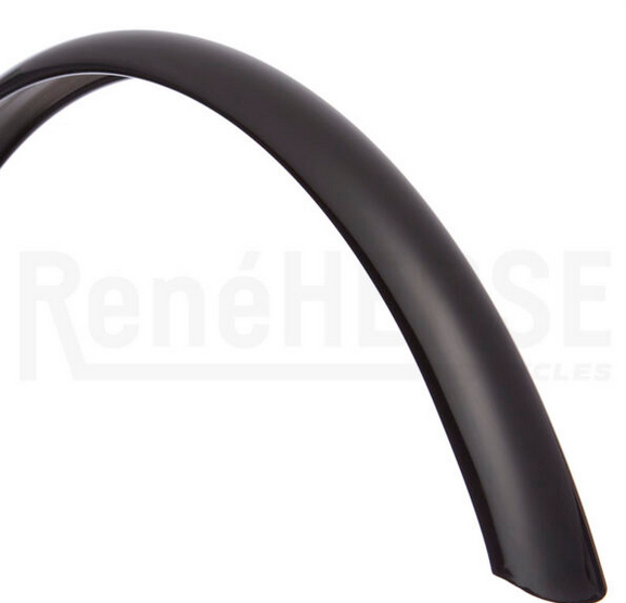 Rene Herse Cycles / Honjo Fenders H40 Black for 30-34mm Tires