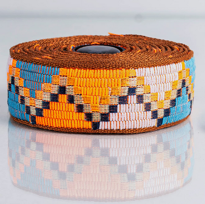 BTP Woven Handlebar Tape - BRBN - Jungle Orange