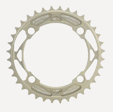 Straitline Race Rings Narrow-Wide 40T X 104 BCD Hard Anodized
