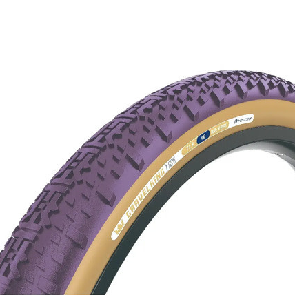 Panaracer Gravel King X-1, 700 X 45C Purple/Brown Tubeless/Folding