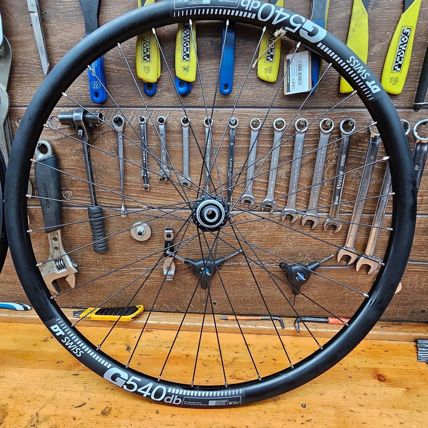 Wheel Set 650b, DT Swiss G540db / Shimano RS770, 100x12mm, 142x12mm, Center Lock disc