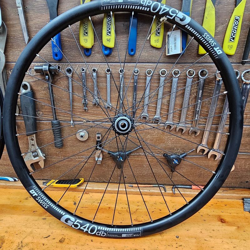Wheel Set 650b, DT Swiss G540db / Shimano RS770, 100x12mm, 142x12mm, Center Lock disc