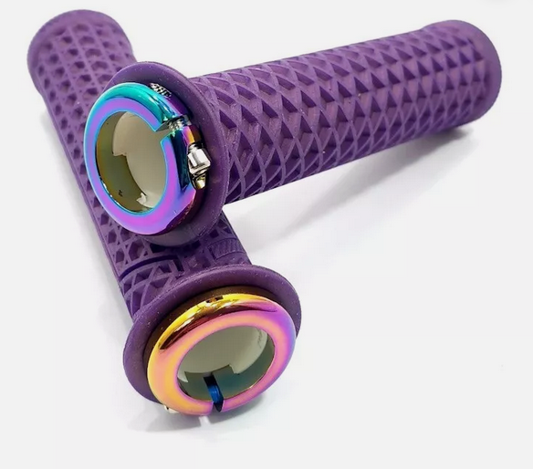 ODI VANS 2.1 Grip Purple-Oil Slick Clamps