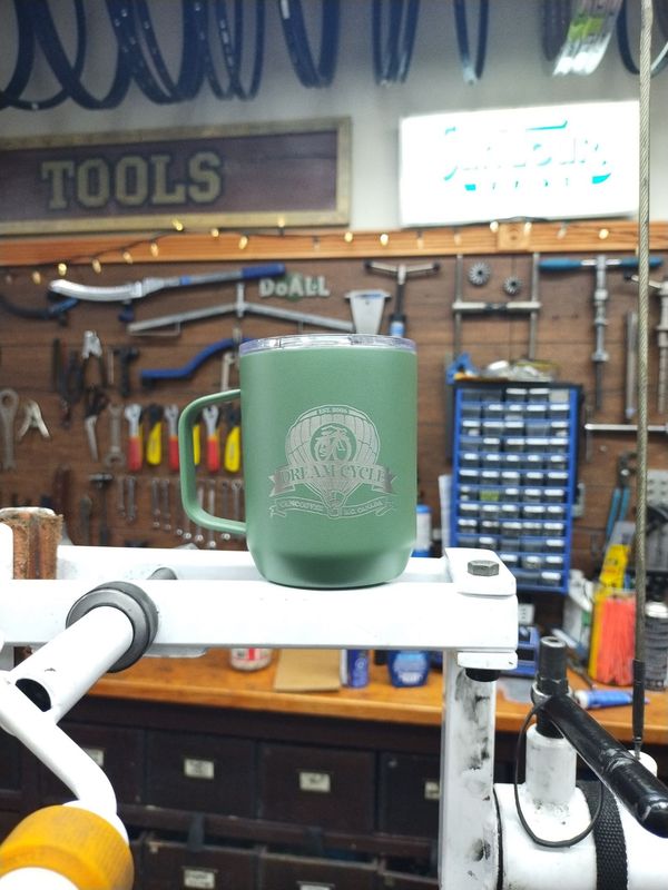 Dream Cycle CAMP MUG 12 Oz VSS MOSS GREEN