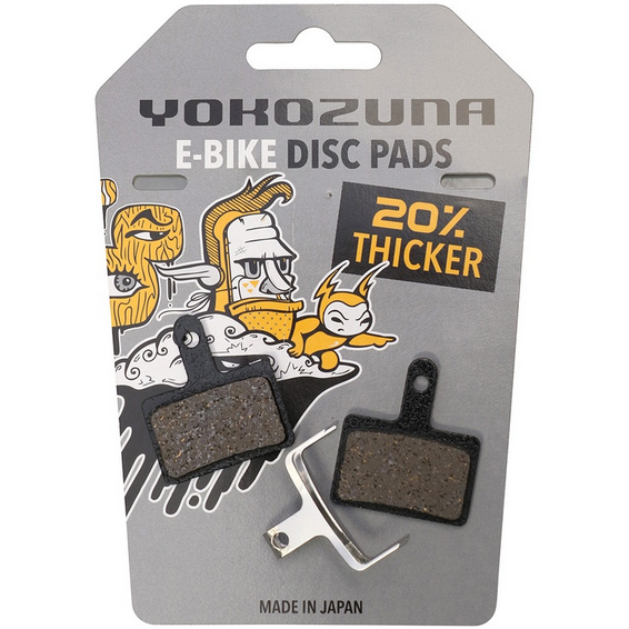 Yokozuna E-Bike Disc Pads 20% Thicker (Shimano /Tektro)