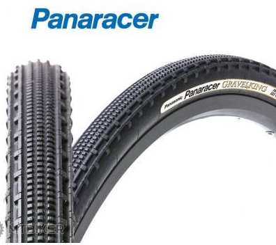 Panaracer GravelKing SK Tire - 700 x 50C or 2.0&quot; - Tubeless - Folding - Black