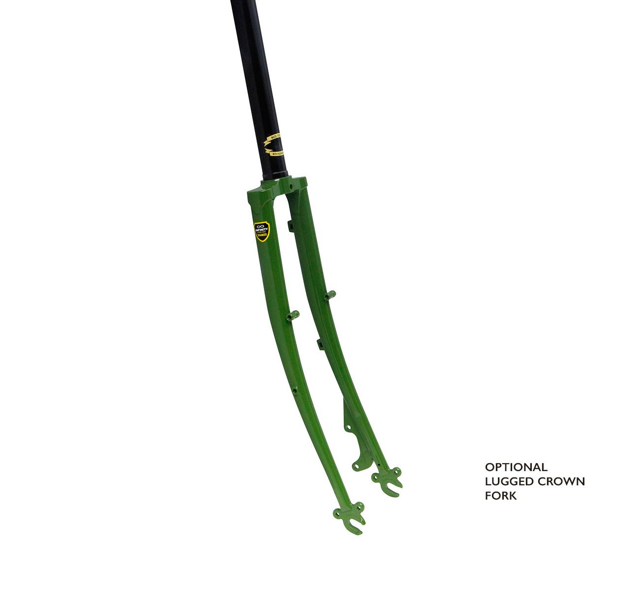 Soma Fork Wolverine Lugged 55mm Rake (IS Disc) (Moss Green)
