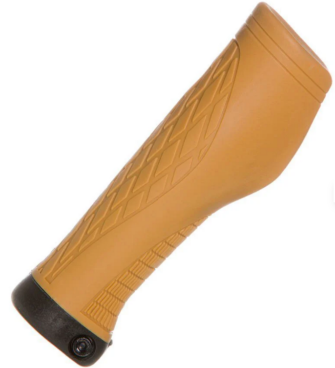 EVO, Ergo Classic Grips, Lock-On, 131mm, Brown