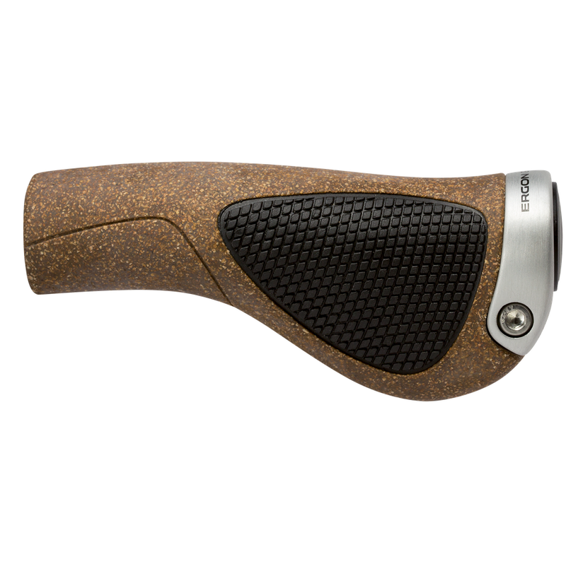 Ergon GP1-L BioKork Grips: Large, Brown