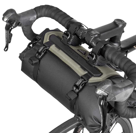 TBP-FL2G FRONT LOADER HANDLEBAR CAMPING BAG GREEN 8.0L