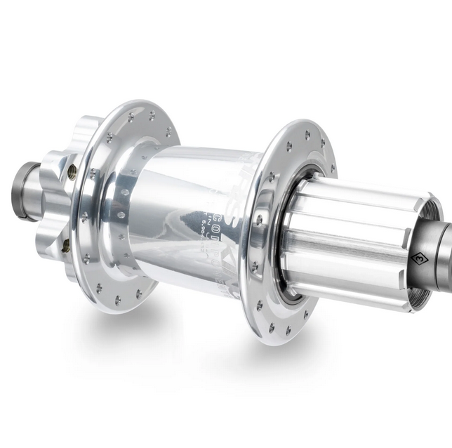 Chris King ISO 142mm Through Axle Rear Disc Hub 32 Hole Silver