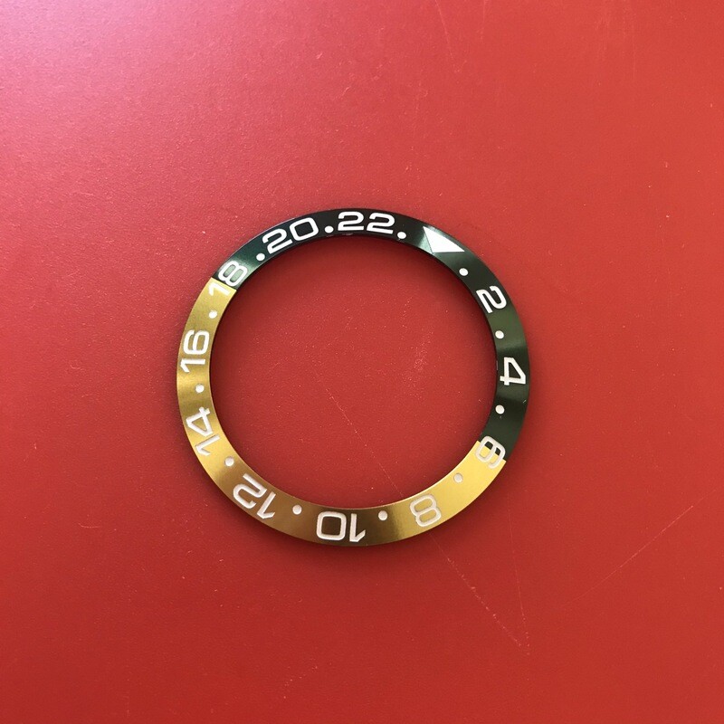 Green X Gold GMT Bezel Insert