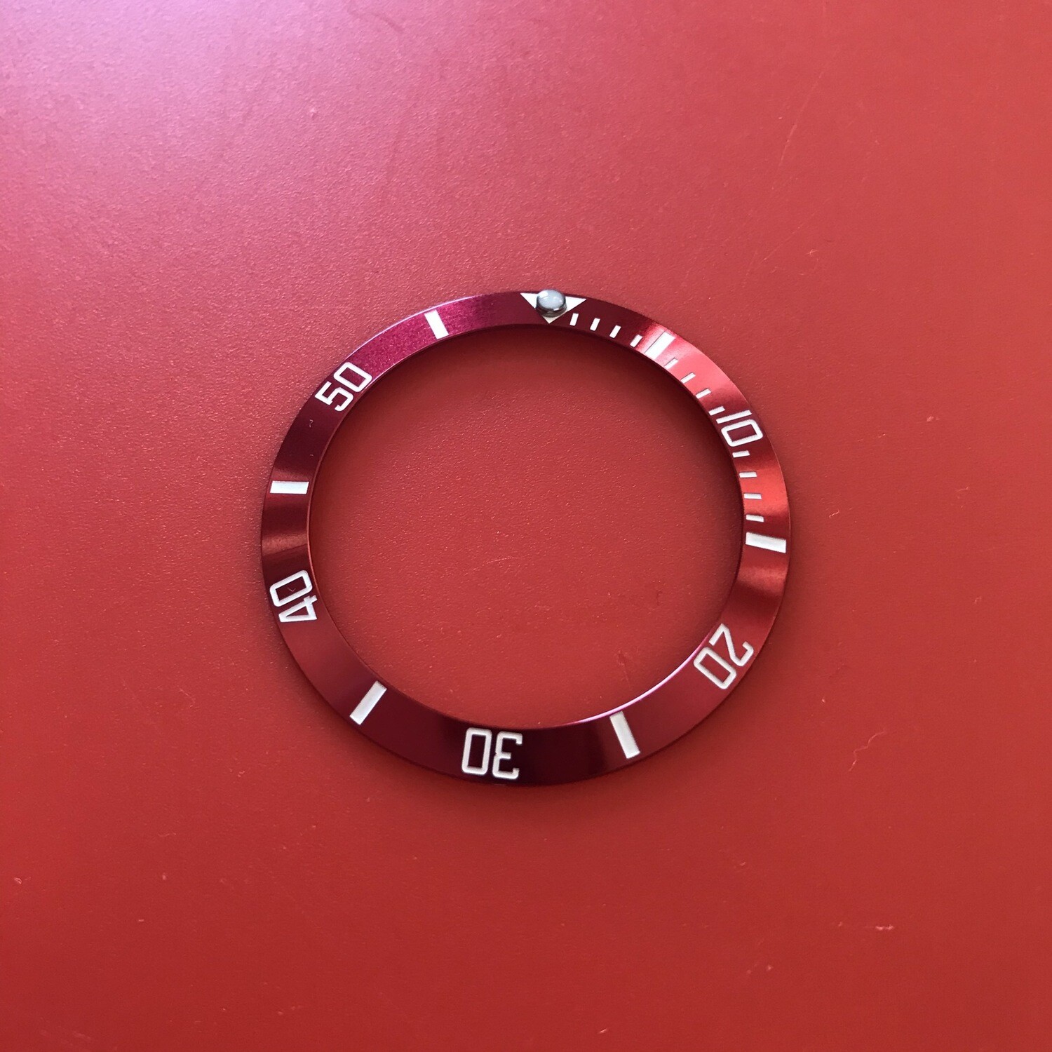 Fire Red Bezel Insert