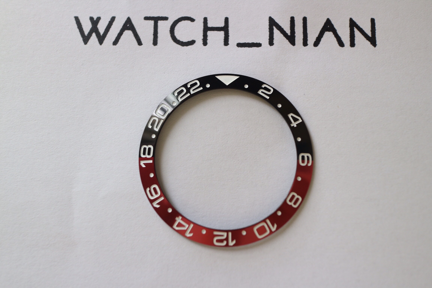 Coke GMT Black x Red Bezel Insert