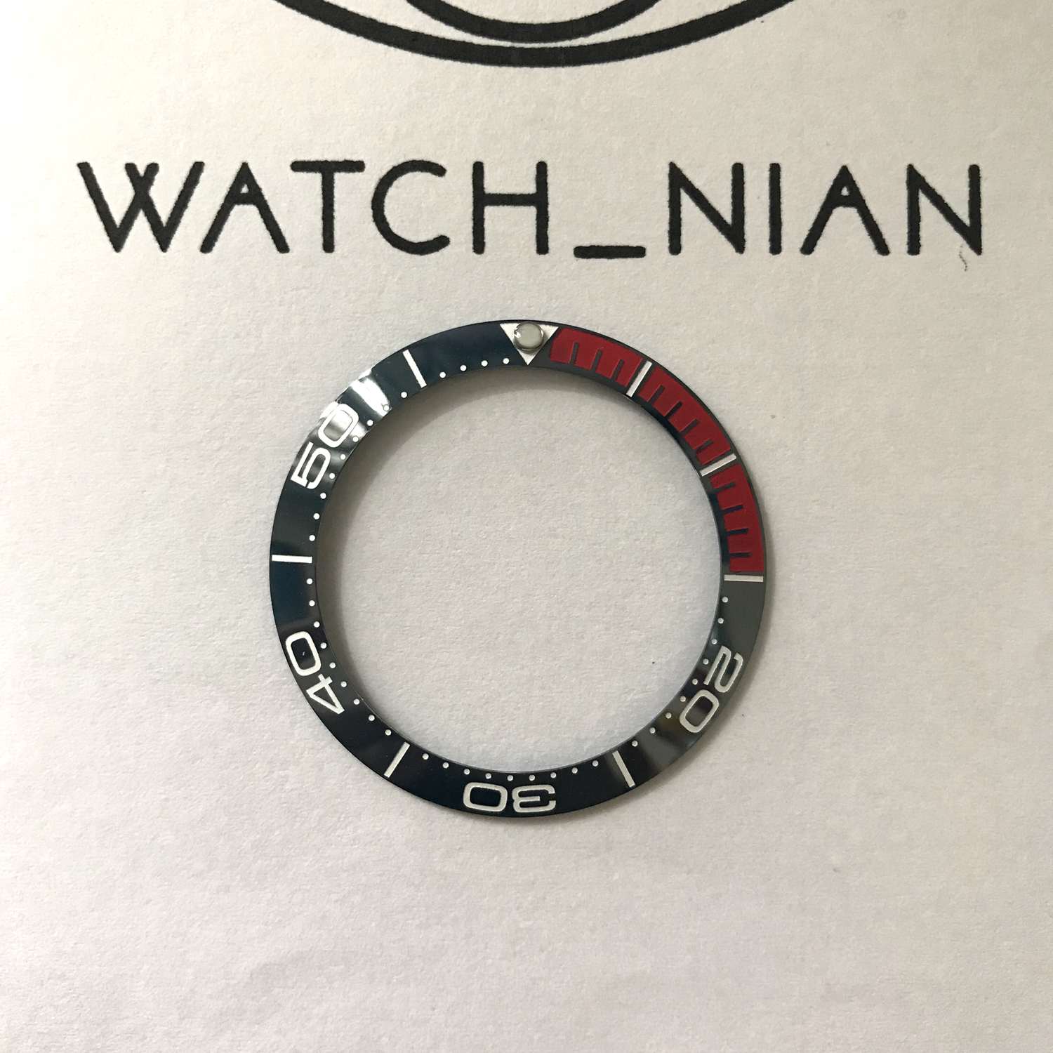 Bond's Red Ceramic Bezel Insert skx007