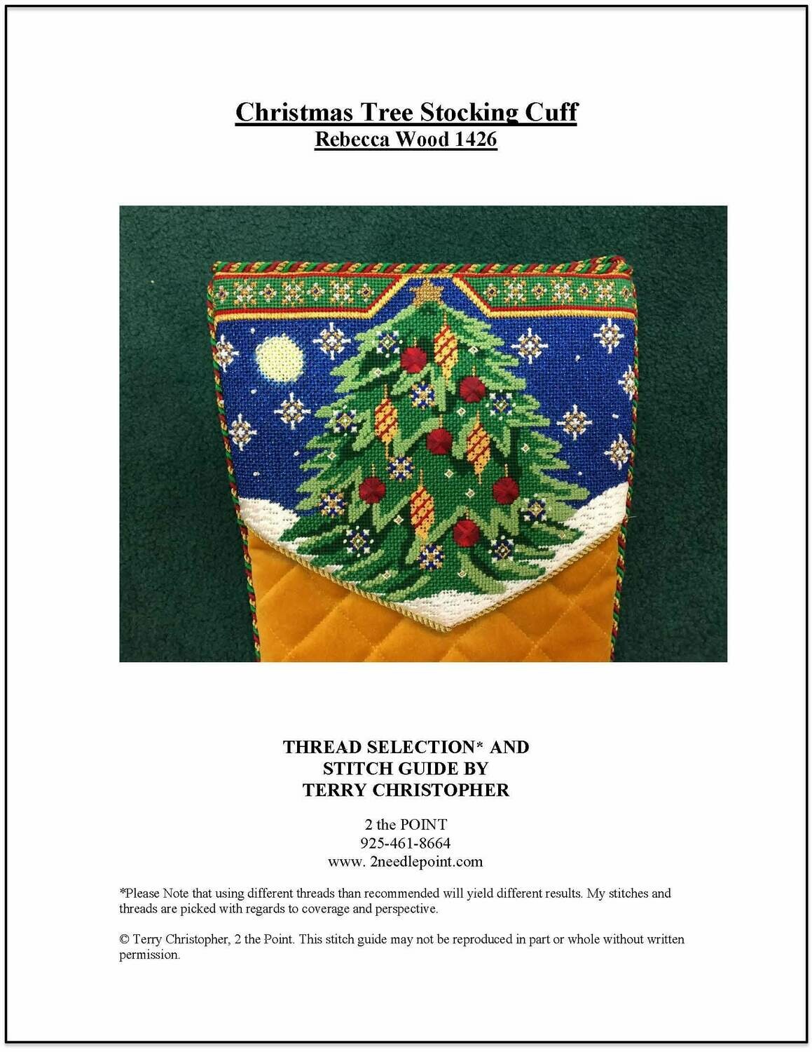Rebecca Wood, Christmas Tree Cuff RW1426