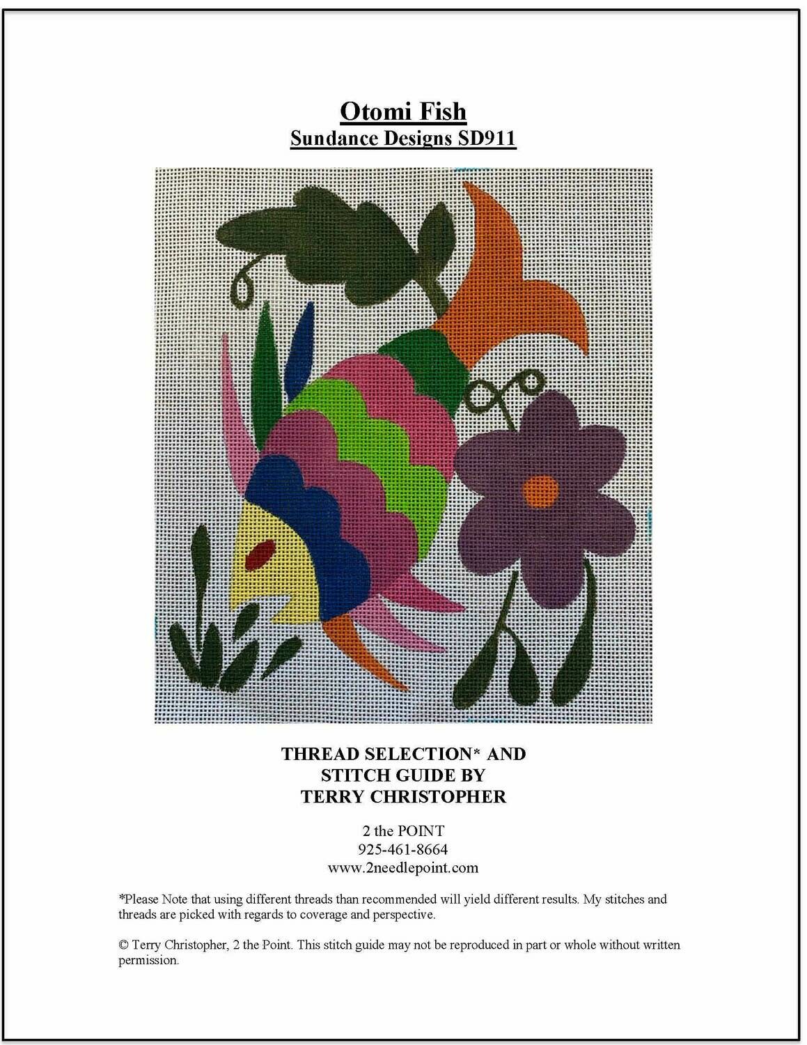 Sundance Designs, SD911, Otomi Fish
