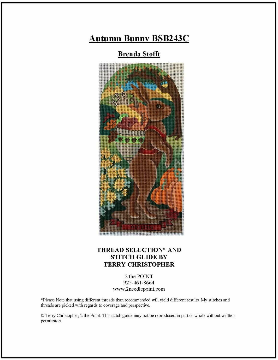 Brenda Stofft, Autumn Bunny BSB243C