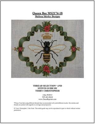 Melissa Shirley, Queen Bee Stitch Guide MS2174-18
