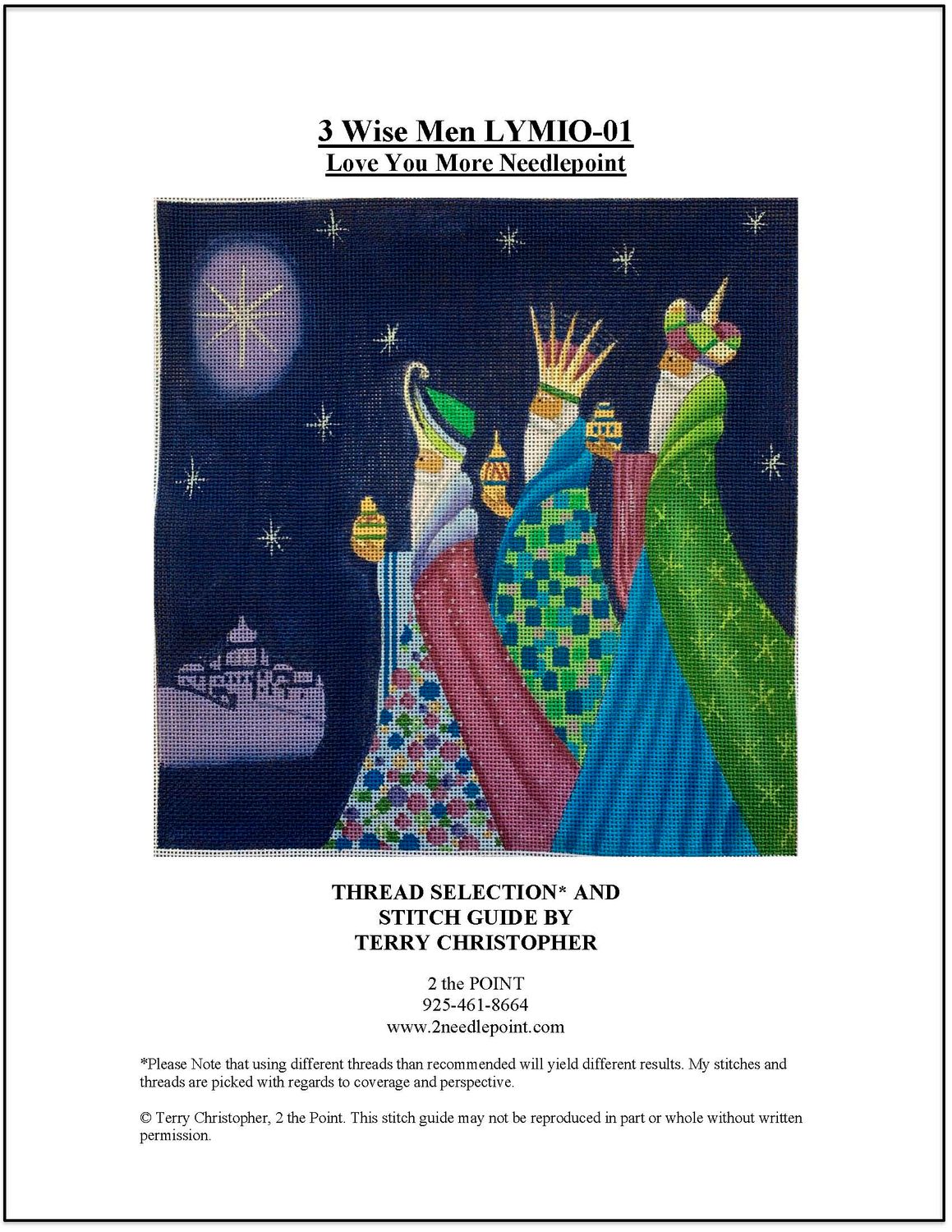 Love You More, 3 Wise Men Stitch Guide LYMIO-01
