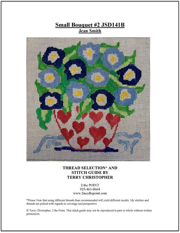 Jean Smith, Small Bouquet #2 Stitch Guide, JSD141B