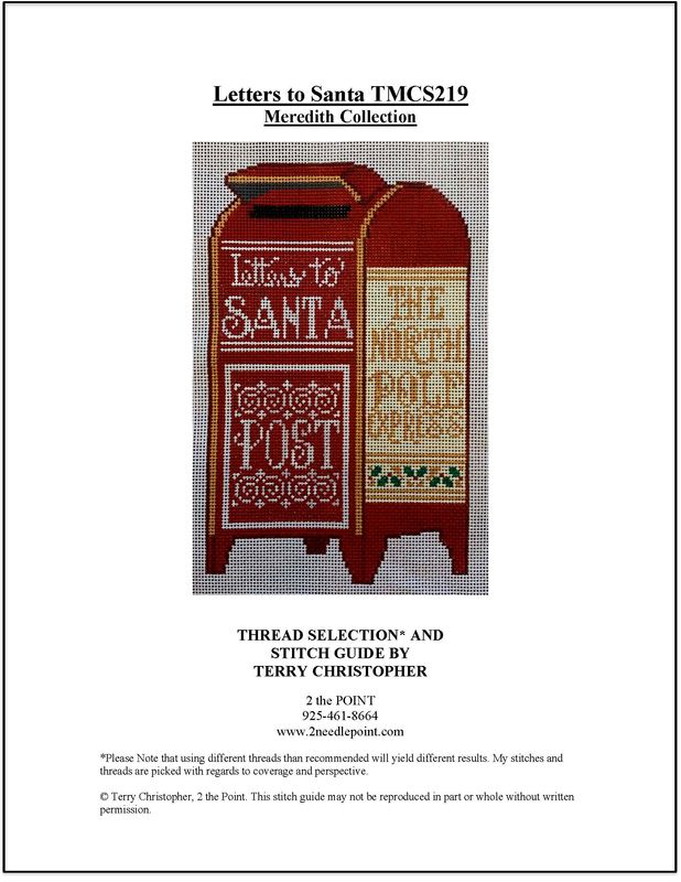 Meredith Collection, Letters to Santa Stitch Guide TMCS219