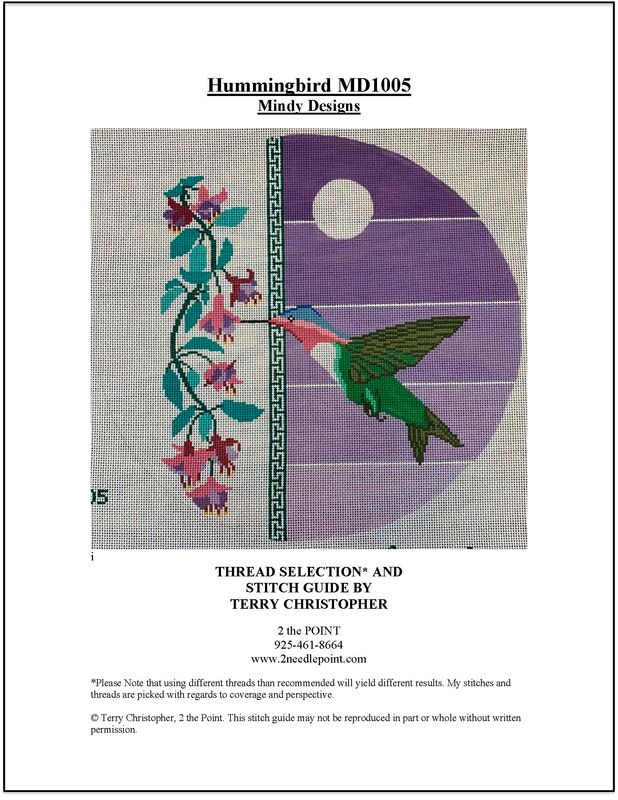 Mindy Designs, Hummingbird Stitch Guide MD1005