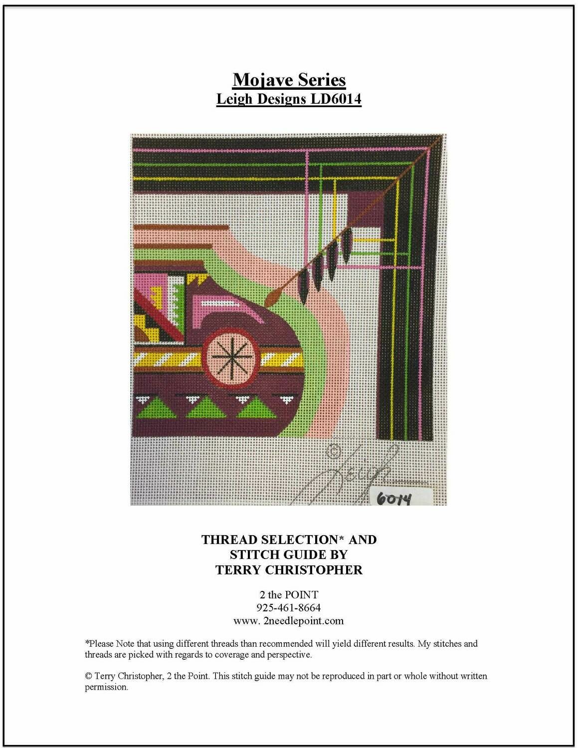 Leigh Designs, Mojave Series Stitch Guide LD6014