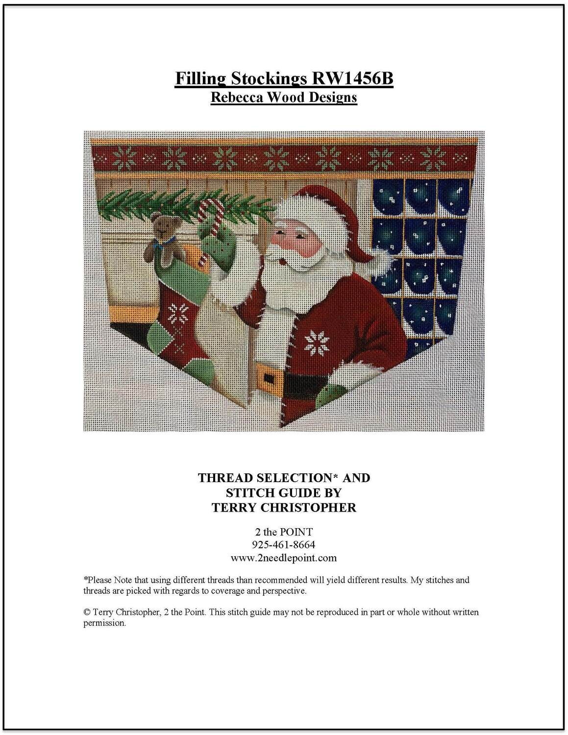 Rebecca Wood, RW1456B  Filling Stockings Cuff