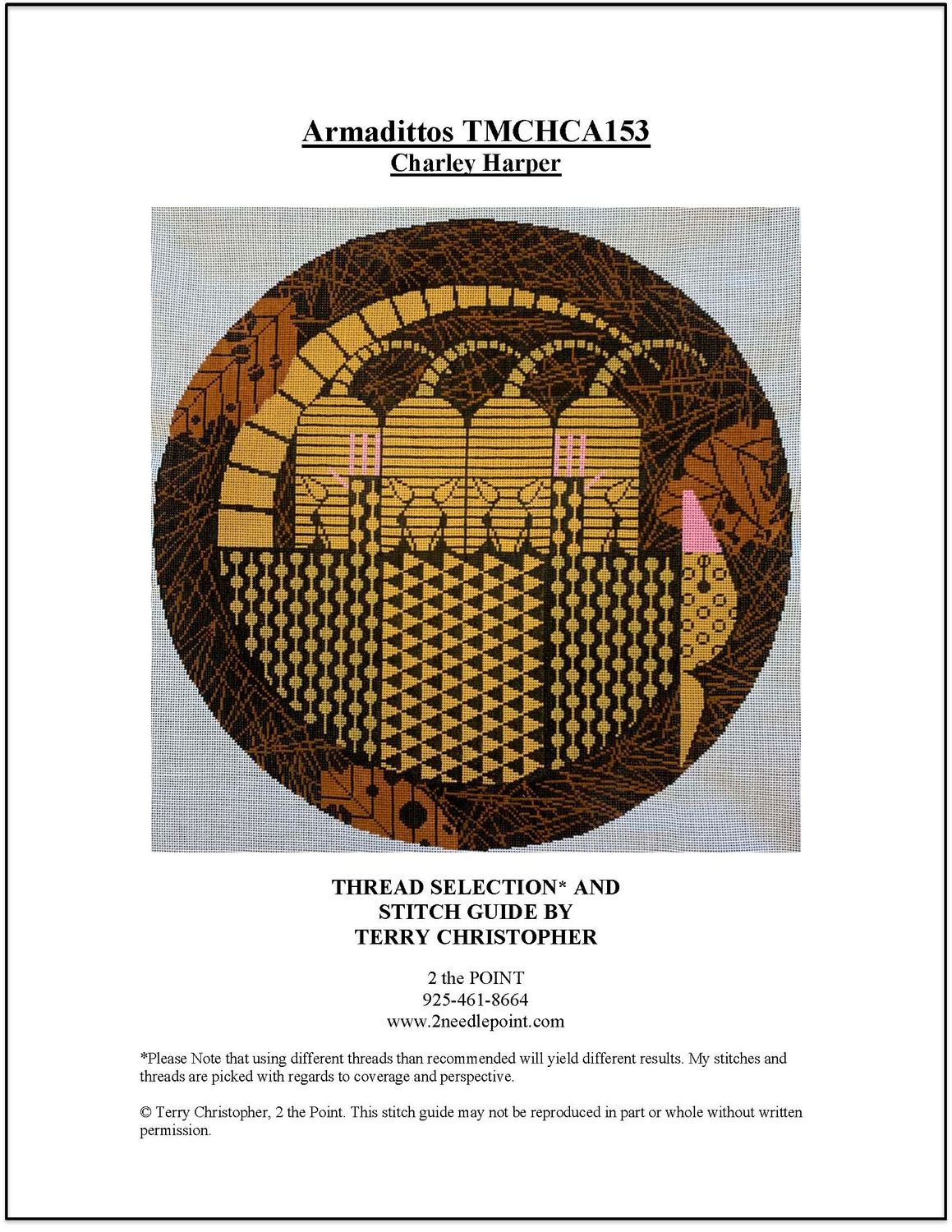 Charlie Harper/Meredith Collection, Armadittos Stitch Guide TMCCHCA153