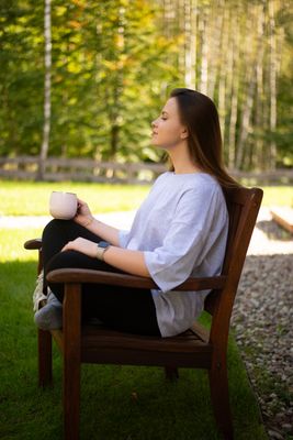 T-SHIRT Oversize BASIC    Szary