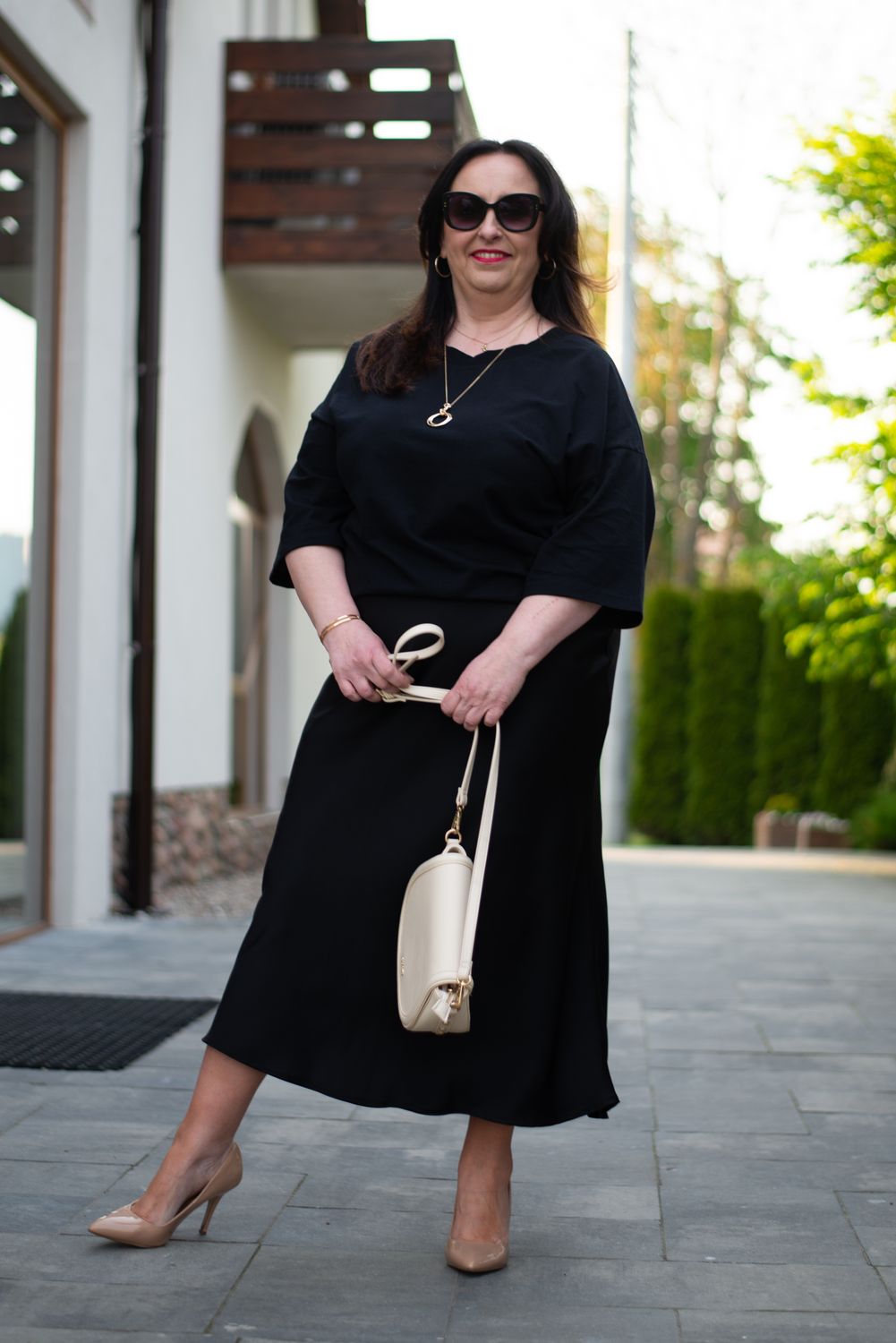 T-SHIRT Oversize BASIC    Czarny