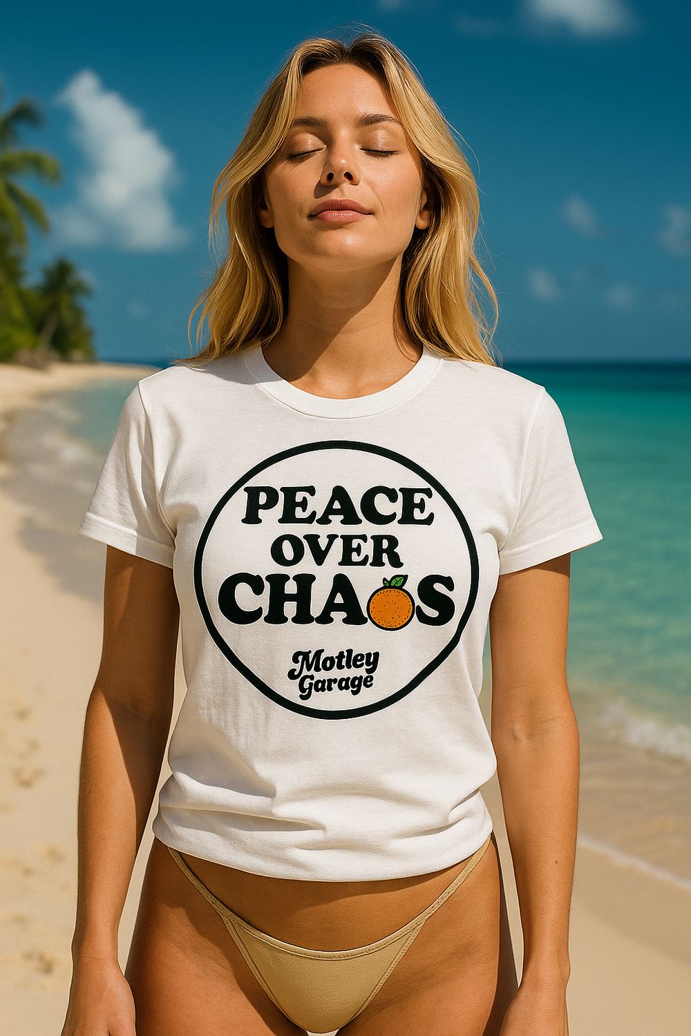 Peace Over Chaos Women&#39;s Short-sleeve Tee