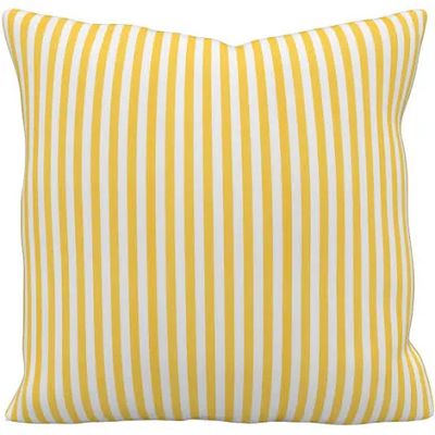 16x16 Sunbrella Sail Away Sunflower Pillow Cover