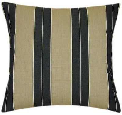16x16 Sunbrella Berenson Tuxedo Pillow Cover