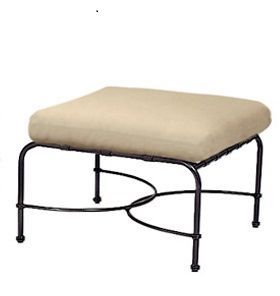Custom Brown Jordan Florentine Ottoman Replacement Cushions
