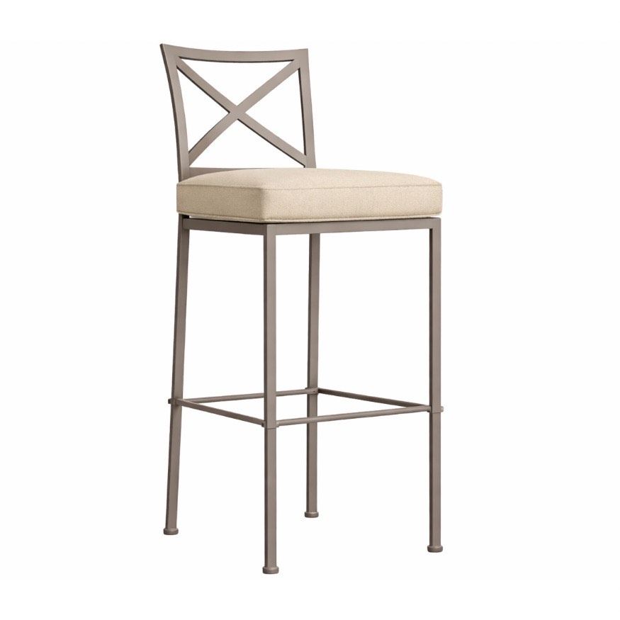 Custom Brown Jordan Barstool Replacement Cushions