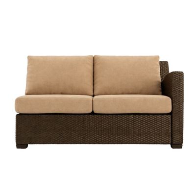 Custom brown Jordan Left Arm Loveseat Replacement Cushions