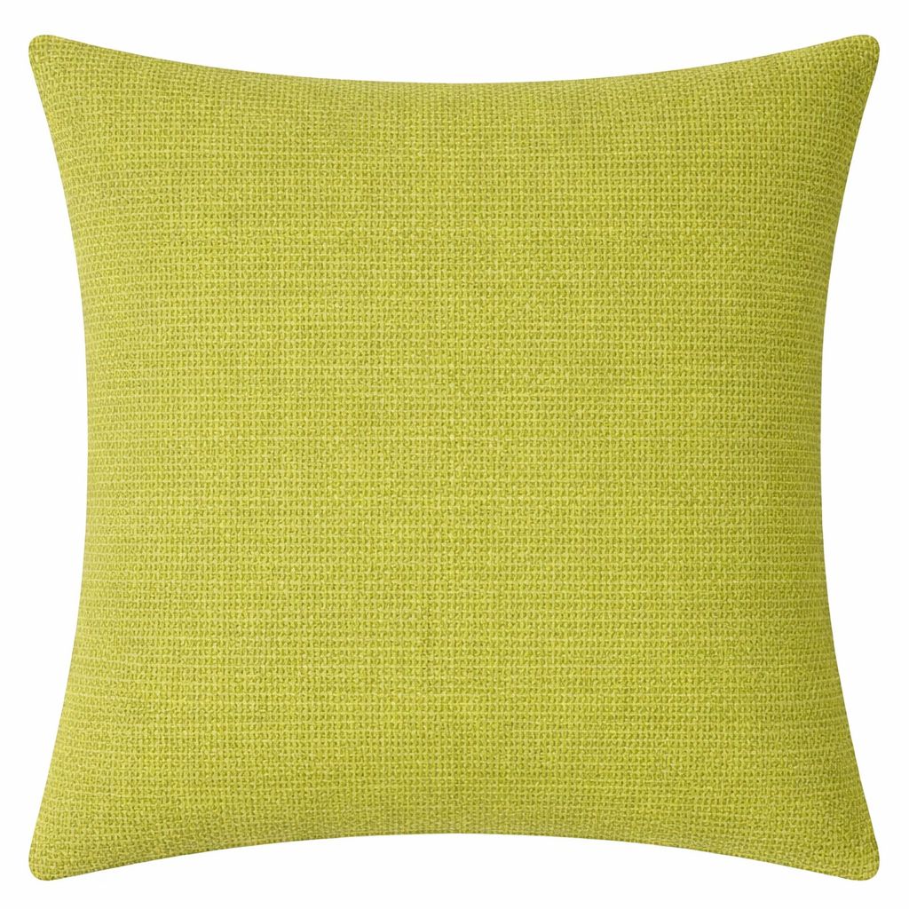 16x16 Sunbrella Essential Lime Pillow Cover