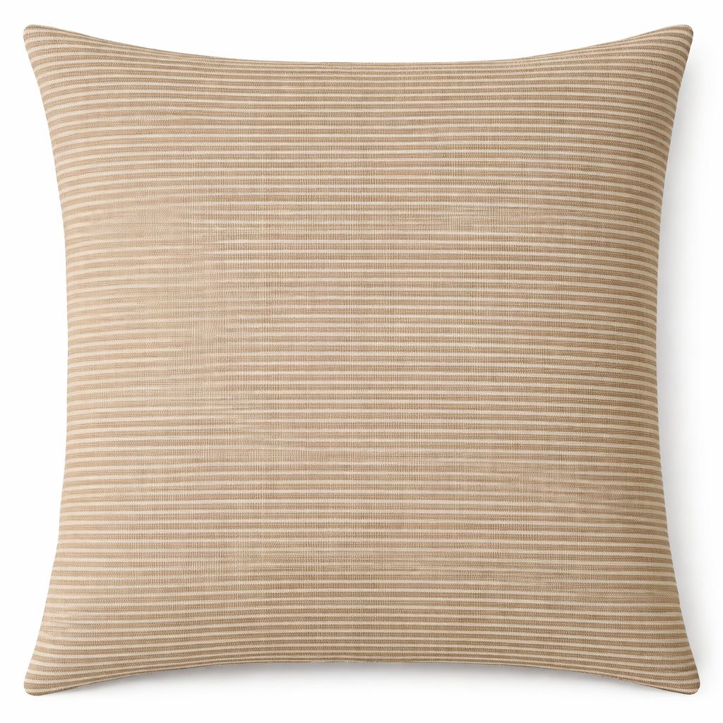 16x16 Sunbrella Rib Taupe Pillow Cover