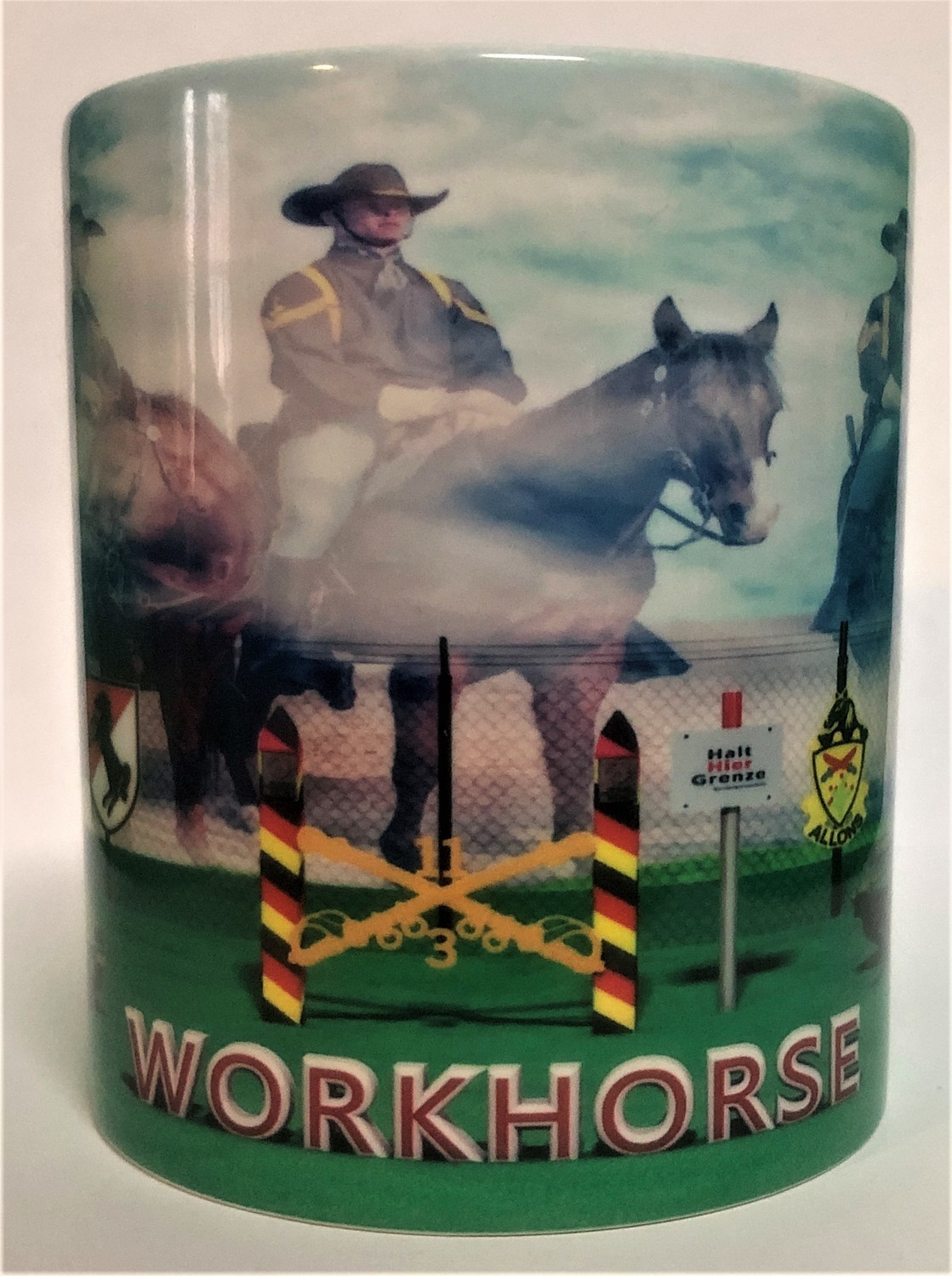 11TH ACR 3RD SQUADRON Workhorse Border Coffee Mugs