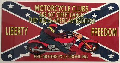 License Plate Not Street Gangs Rebel
