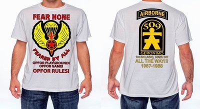 1/509th OPFOR Fear None T-Shirt