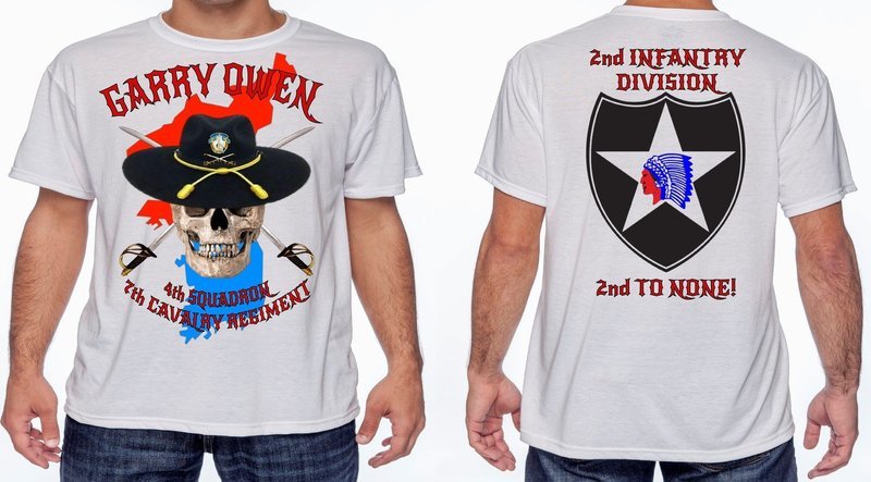4/7th CAVALRY 2nd INF T-SHIRT
