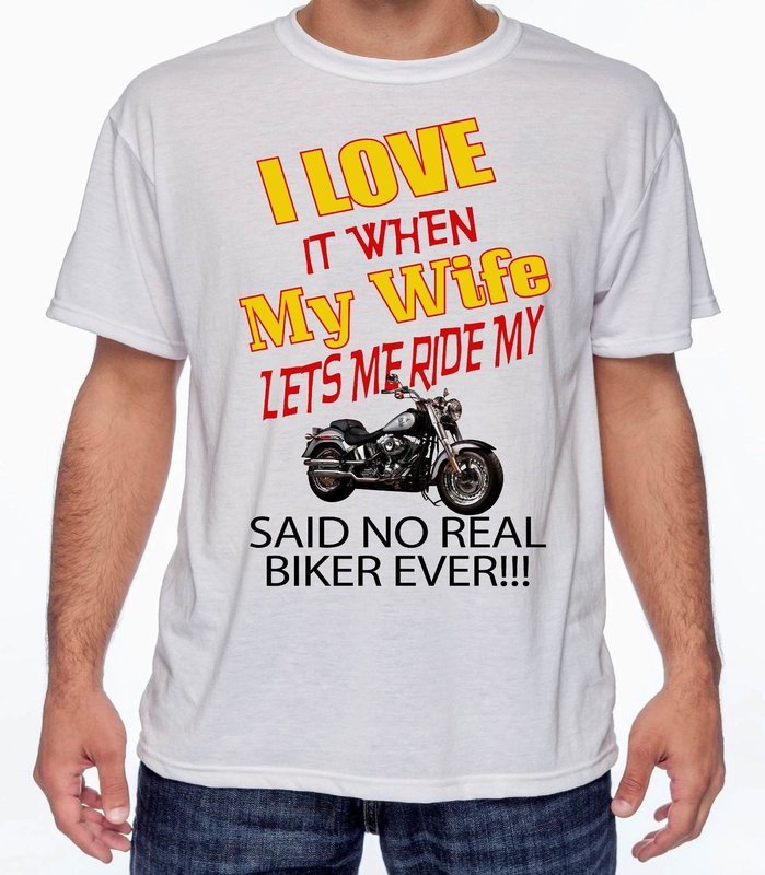 SAID NO REAL BIKER T-SHIRT
