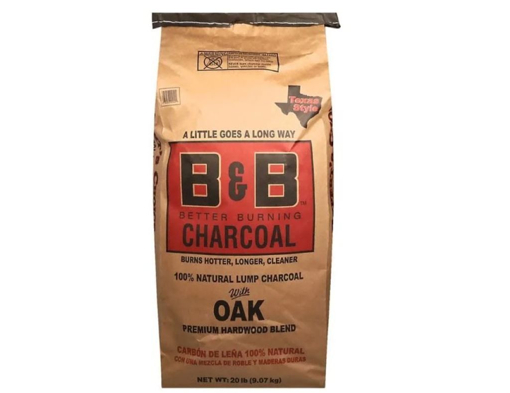 B&amp;B Lump Charcoal Oak 20lb