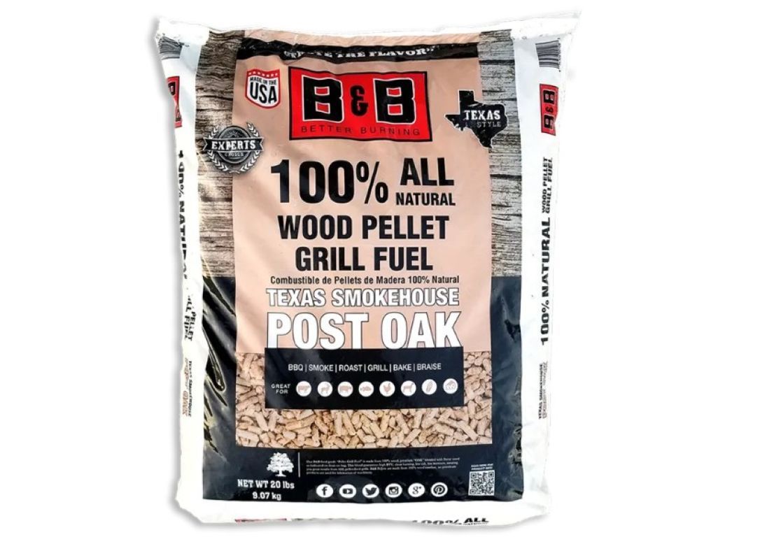 B&amp;B Pellets 20lb Post Oak